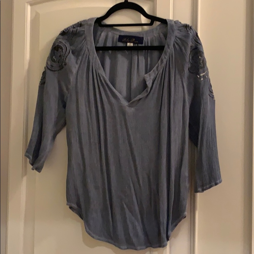 Dusty blue top
